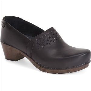 Dansko women’s studded top mavis slip on clogs